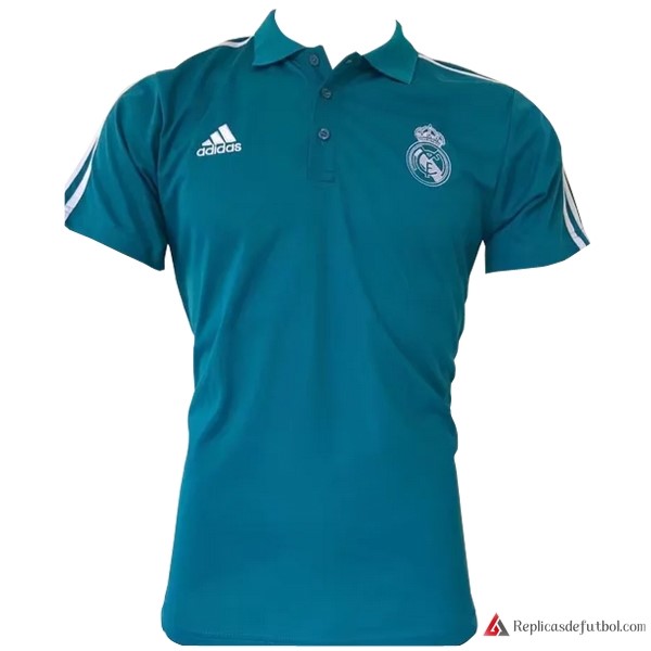 Polo Real Madrid 2017-2018 Blanco Azul